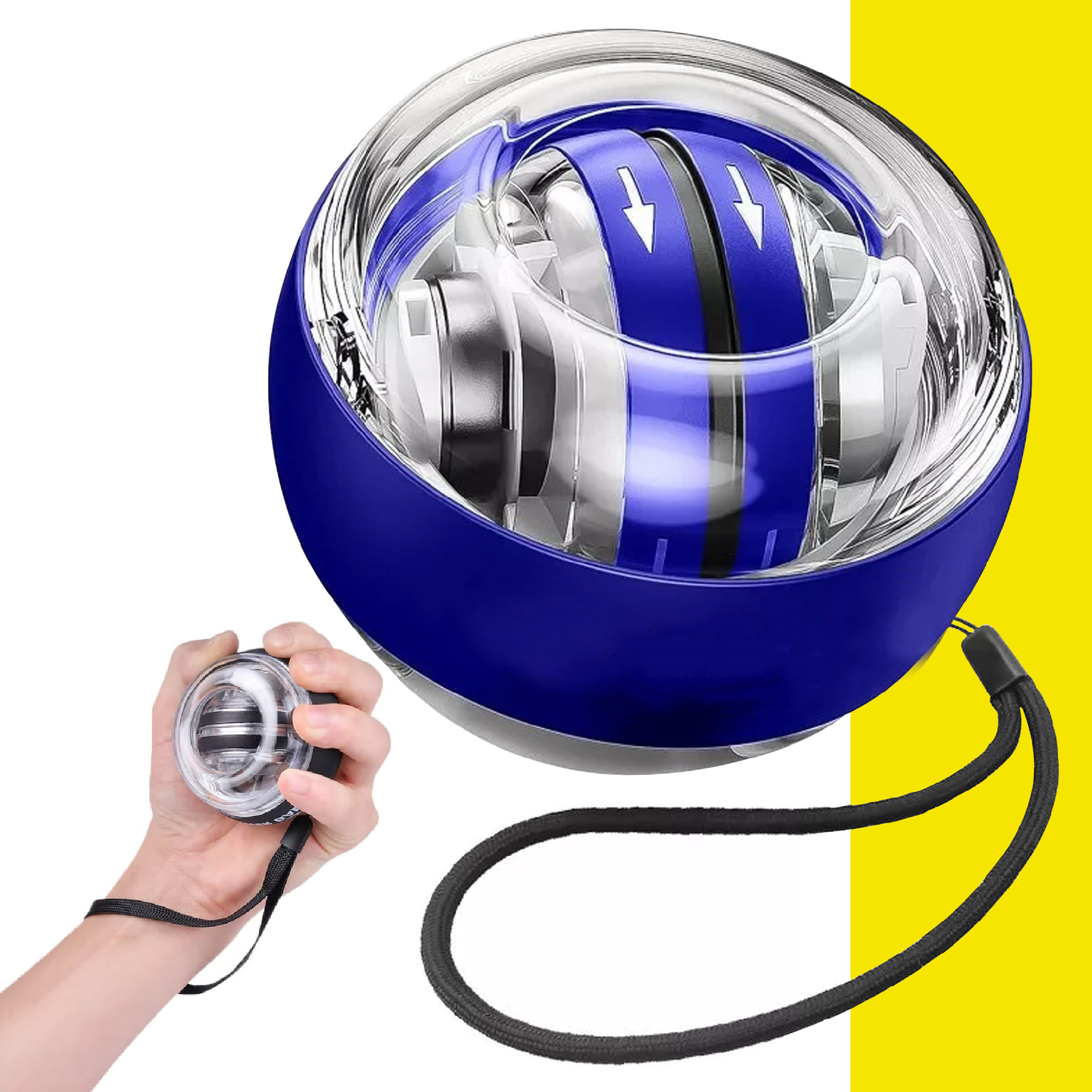 Miniatura 7 de Bola Giroscópica Entrena Muñecas Brazos